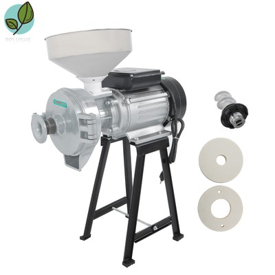 Grain Feed Flour Cereals Corn Wet&Dry Electric Grinder Mill Durable Metal 3000W