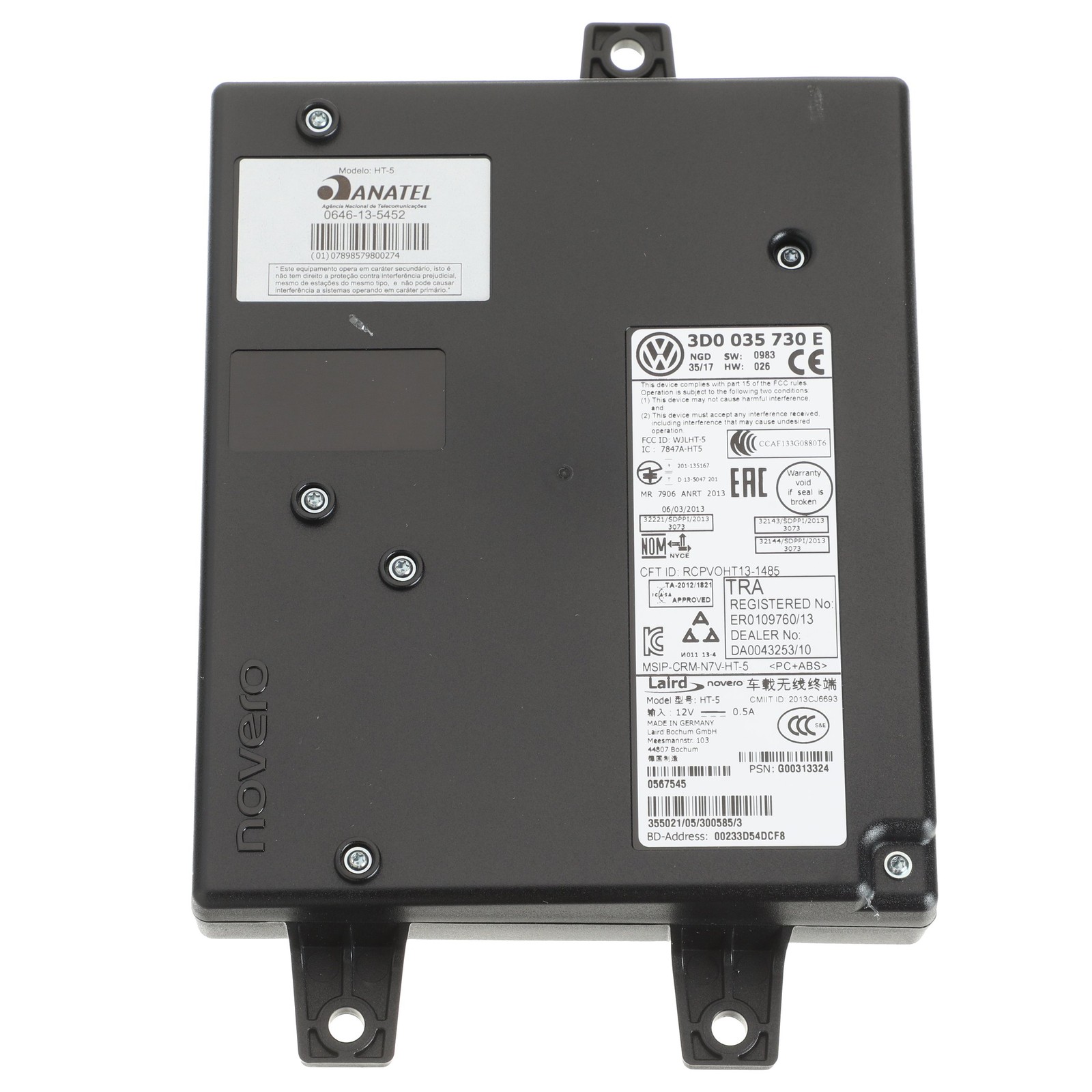 GENUINE BENTLEY Continental Communication Interface Control Module 3D0035730E