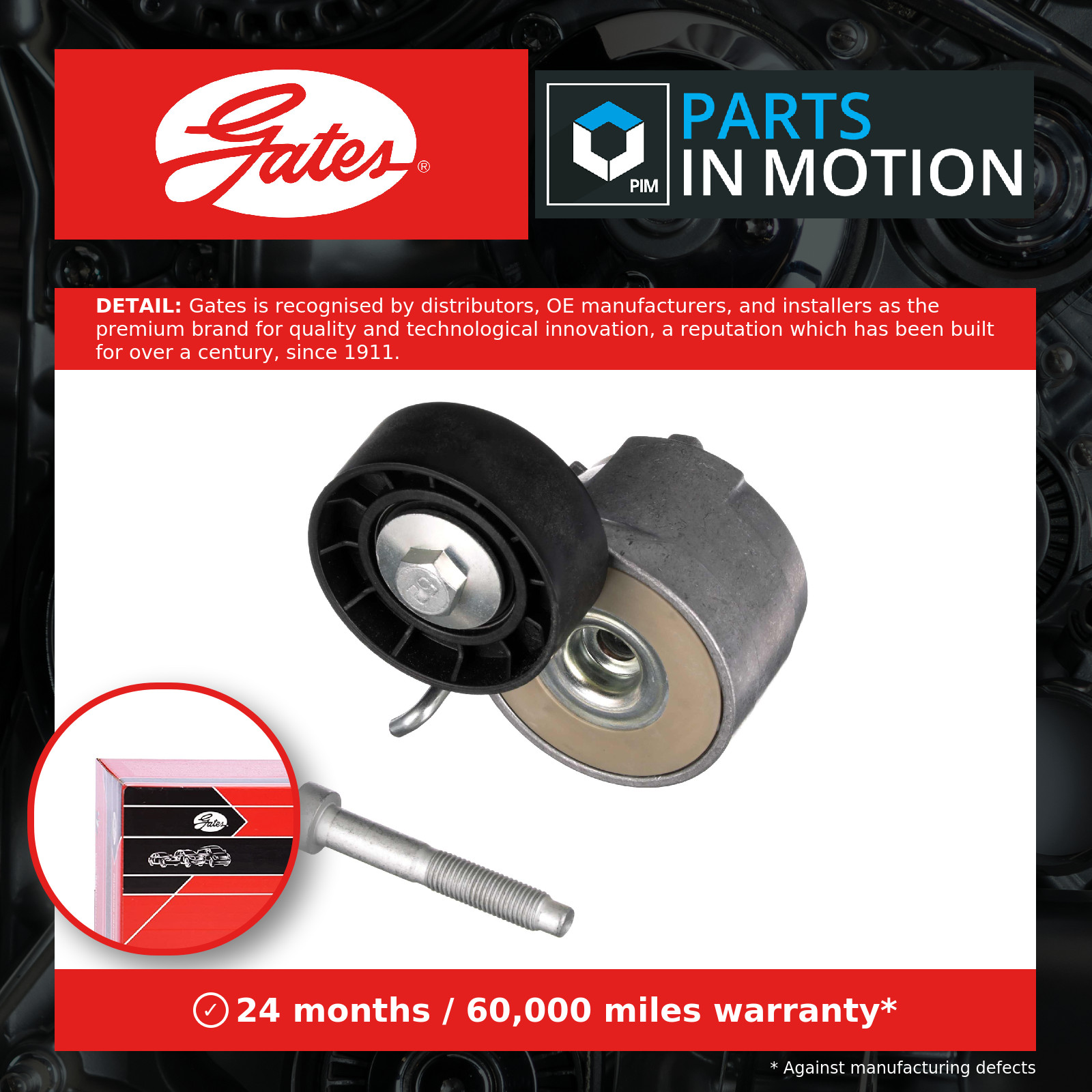 Aux Belt Tensioner fits LANCIA MUSA 350 1.3D 09 to 12 199B1.000 Drive V-Ribbed - Image 24