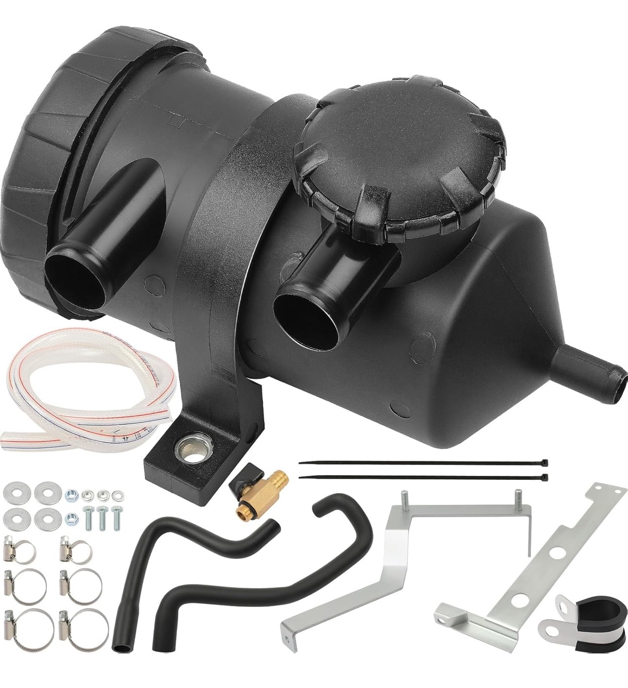 Oil Catch Can Kit Compatible with Mitsubishi Triton 2015-2023 MQ MR Pajero Sport