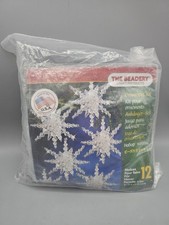 Beadery Holiday Beaded Ornament Kit-Snow Clusters 3.5" Makes 12