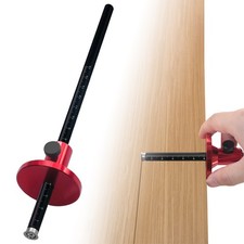 Wheel Marking Gauge Woodworking Marking Scriber Metal Bar Wood Scribe Tool New