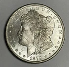 GEM BU 1879-S Morgan Silver Dollar (all original!), U.S. $1 Coin Mint State MS