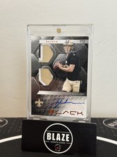 2025 Panini Black Tyler Shough Rookie RC Auto Dual Patch /50