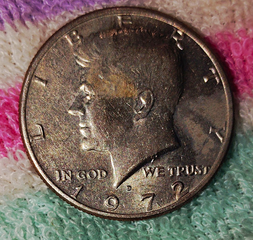 1972-D Kennedy Half Dollar 50C Business Strike 75/25 Cu-Ni KM#202