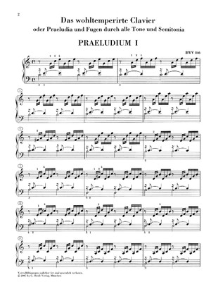 Johann Sebastian Bach The Well-Tempered Clavier - Revised Edition Part I, BWV 84