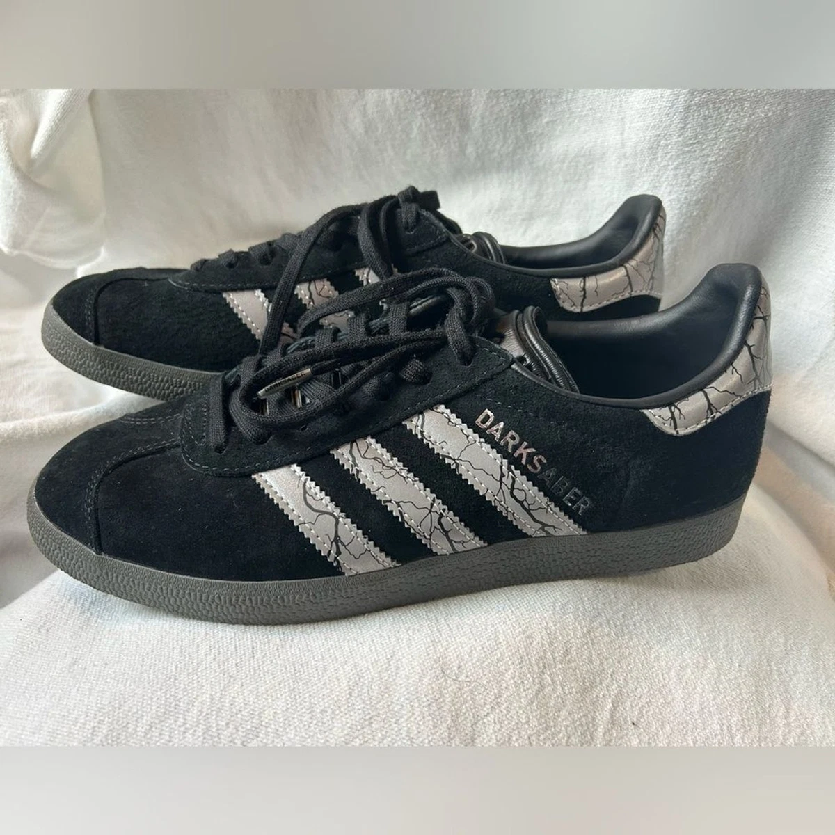 Limited Edition Adidas Star Wars Darksaber Adidas Trainers Adidas Gazelle  Star Wars The Mandalorian Darksaber