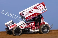 BUDDY KOFOID #83 ROTH SPRINT CAR RACING ON TRACK 13X19 GLOSSY POSTER #2H