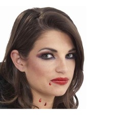 Halloween Blood Drop Jeweled Body Glittery Decals 2 Sheets-20 Total Accessory