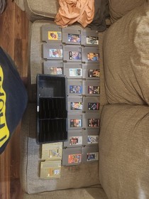 NES Multiplayer Game Cartridge Lot w/ Super Mario Bros. 3 Case and many more 