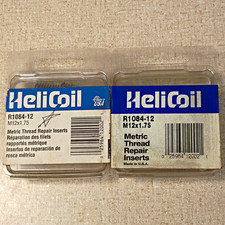NEW Lot of 2 METRIC HeliCoil R1084-12 Thread Repair Insert Packs M12 x 1.75