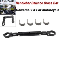 Motorcycle Handlebar Steering Strengthen Balance Adjustable Cross Bar Lever Set
