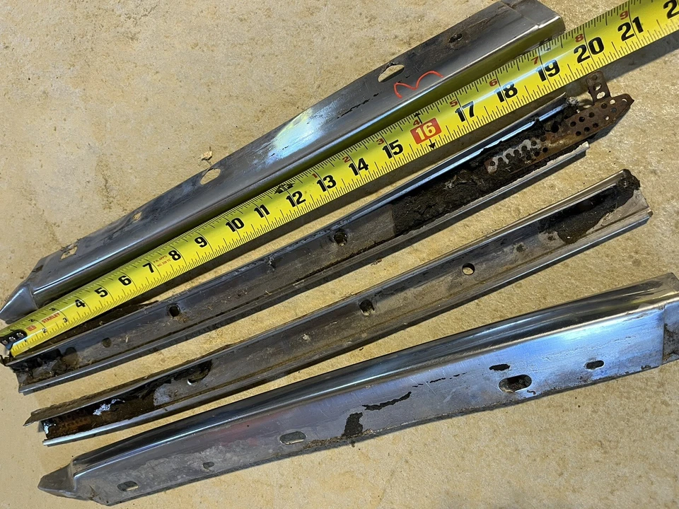 71 72 73 CADILLAC BUICK OLDS DESCONOCIDO MEZCLA MOLDURAS MOLDURAS LOTE USADO O Foto 3 de 4