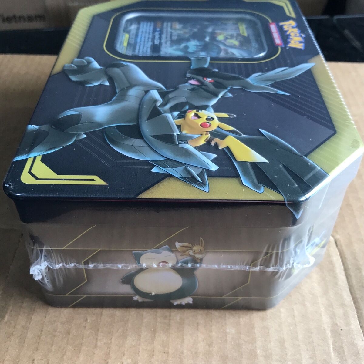 Pokemon Tag Team GX Tin - Pikachu & Zekrom SM168 Card, 4 Pokemon Tag Team GX Tin - Pikachu & Zekrom SM168 Card, 4