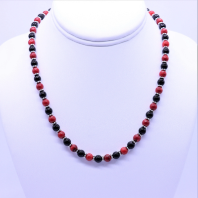 Superior Vintage Native American Navajo Sterling Silver Red Coral Necklace Superior Vintage Native American Navajo Sterling Silver Red Coral Necklace