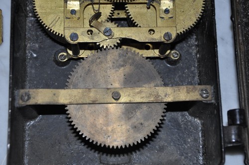 Antique HARTFORD TIME SWITCH New York City NY USA Cast Iron Case - Bild 8 von 12