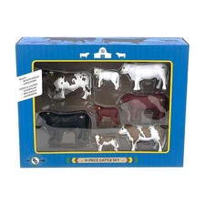 Big Country Toys - 1:20 Scale - 8 Piece Cattle Set 502