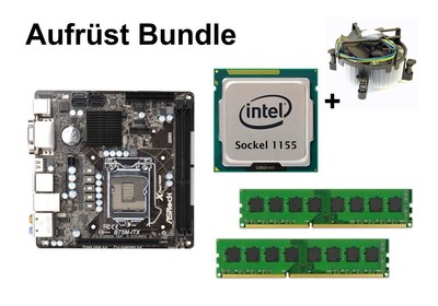 Aufrüst Bundle - ASRock B75M-ITX + Pentium G860 + 4GB RAM #88325