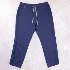 Figs Women's Scrub Pants Size Large Navy Blue Technical Collection Medical