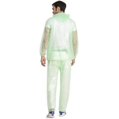 Transparent Rain Coat with Hoods and 