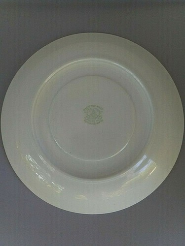 Saucer Red and Blue Floral Porcelain Ironstone Ware Occupied Japan Gold Gilding - Picture 2 of 3
