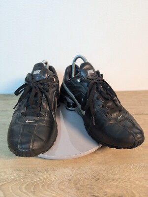Nike Shox Conundrum SI Black Metallic Silver 407988-001 Athletic Shoes Sz 8.5