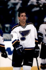 PF50 2001 Original Photo SEAN HILL ST LOUIS BLUES NHL ICE HOCKEY DEFENSEMAN