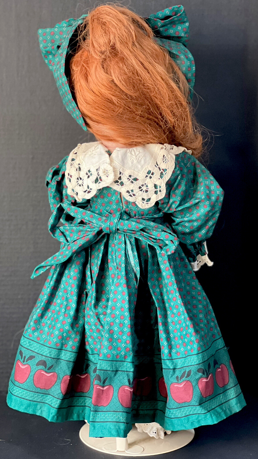 Collectible Porcelain 24” Doll “Candy Apple” Linda Rick Doll Maker Box