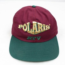 Purple Gold Embroidered Polaris ATV Hat Cap Style Master Made in USA Snapback