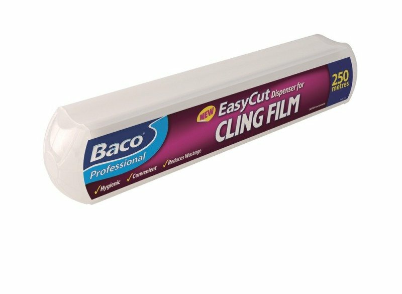 Bacofoil Professional EasyCut Dispenser and Cling Film Wrap 250m eBay