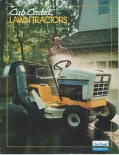 Cub Cadet Lawn Tractors Sales Brochure Models 1215, 1220, 1615 and 1620