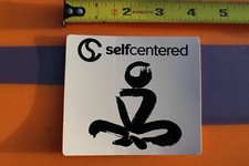 Self Centered Yoga Meditation Zen Chakra Mindfulness V25 Vintage Surfing STICKER