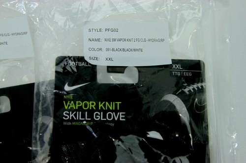 NIKE VAPOR KNIT 2 ERWACHSENE Handschuhe XXL 2XL schwarz Geschicklichkeit Fußball PGF551-091 UVP $ 70 - Bild 8 von 8