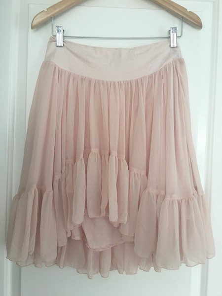 FREE PEOPLE WOMENS SKIRT CIRCLE LINED STUNNING WORK PARTY SZ XS