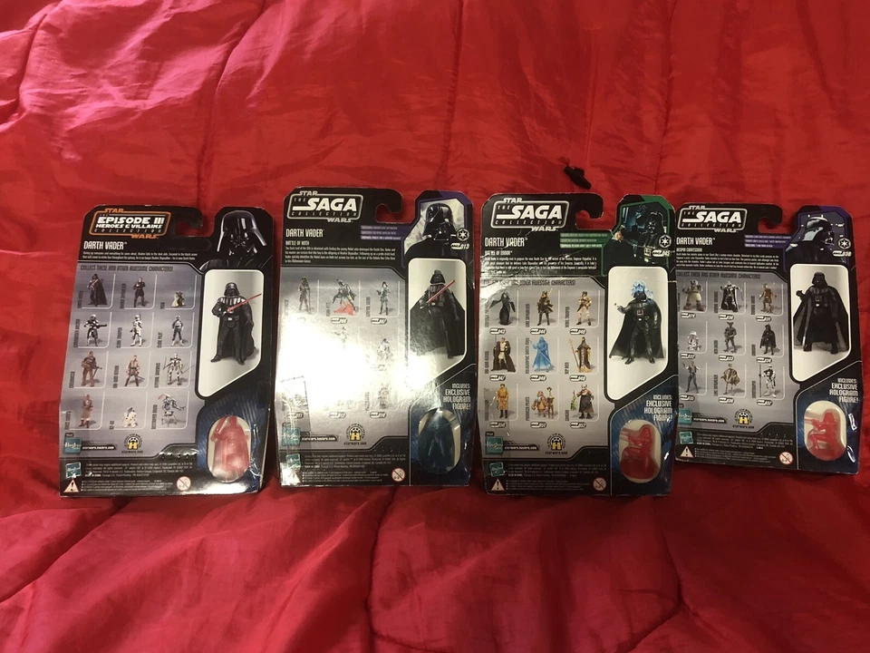 Lote de 4 Star Wars The Saga Collection Darth Vader - Imagem 3 de 4