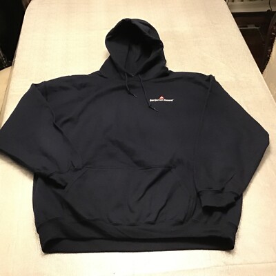 Benjamin Moor Hooded JACKET Color Dark Navy size 2XL. NEW WITHOUT TAGS