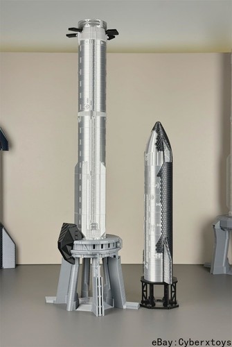 1:200 SpaceX Starship Model Super Heavy Rocket Set Magnetic Attraction Assemble - Picture 4 of 9