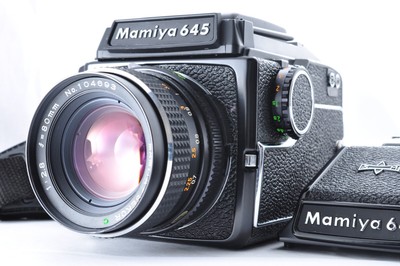 Mamiya M645 W/ Sekor C 80mm f2.8, Waist Level, Prism Finder Film-Tested [Exc+5]