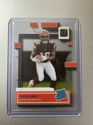 David Bell Cleveland Browns Panini Clearly Donruss NFL 2022RATED ROOKIE 