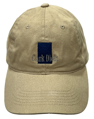 Clark Dietz Civil Engineering Services Tan Baseball Hat Cap