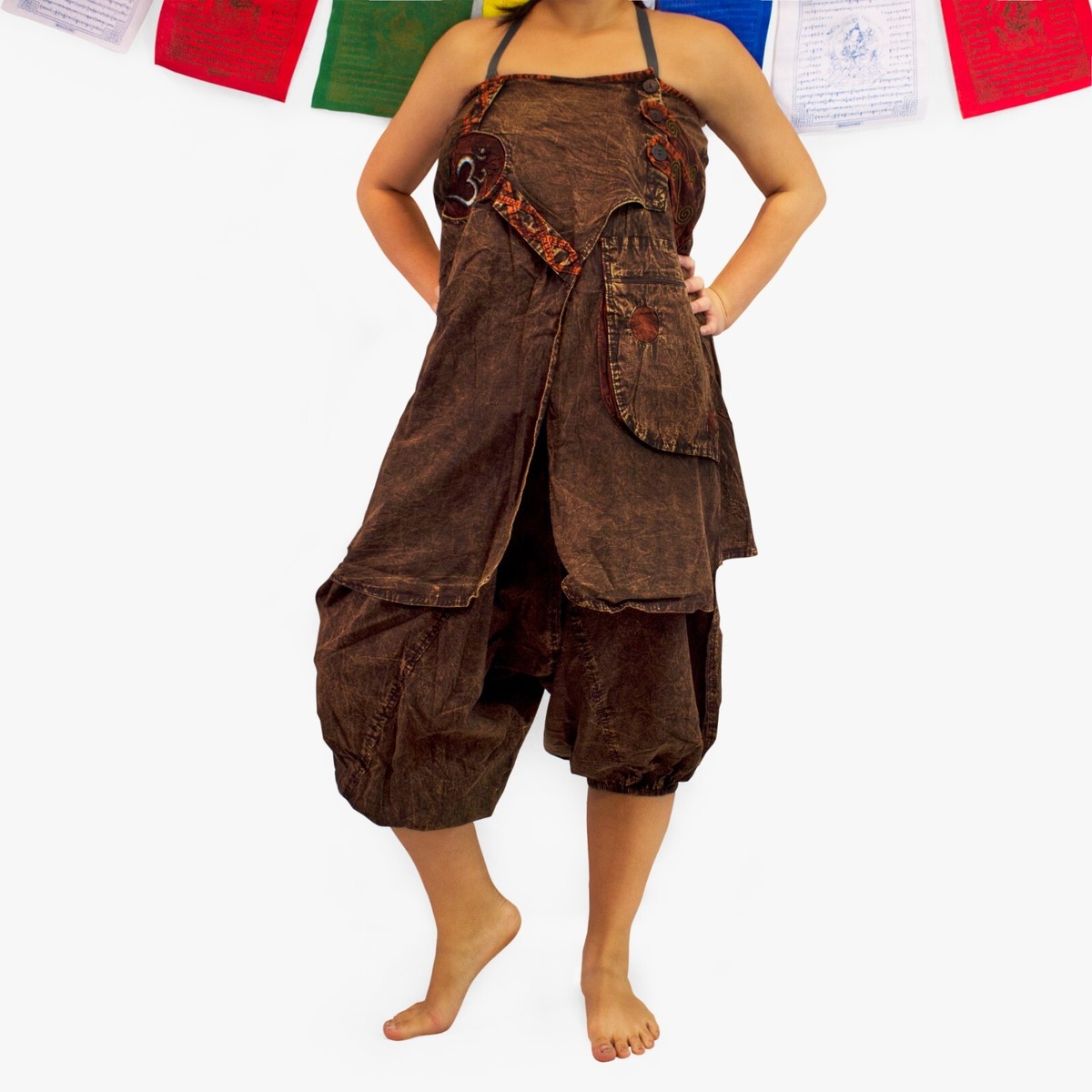 Super Weiche Harem-Hose Für Damen – Hohe Taille, Weites Bein, Bohemian Stil, Für Yoga, Strand & Lounge