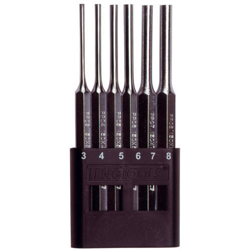 Teng Tools 6 Pce. Parallel Pin Punch Set 3 - 8mm - PPS06