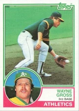 1983 Topps Baseball Wayne Gross Oakland Athletics #233