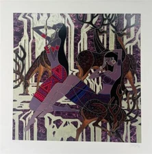 Richard Zu Ming Ho The Waterfall H/S LE Serigraph On Paper Art