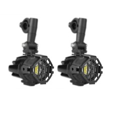 GRIGLIE DI PROTEZIONE FARETTI FARI MOTO LED BMW GS 1200 BENELLI TRK HONDA NC700X