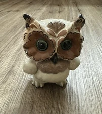 Vintage Kay Finch Hoot & Toot California Pottery Ceramic Owl Figurine Figure