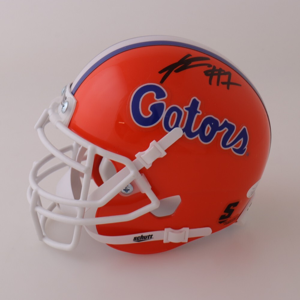 Kadarius Toney Autographed Signed Florida Gators Mini Helmet (JSA COA) K C Chiefs W.R. 