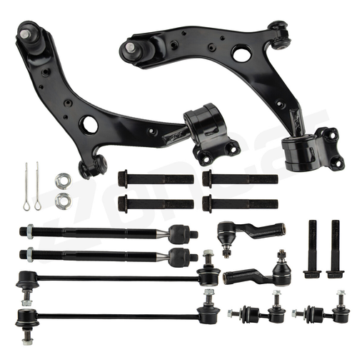 8pc Front Suspension Kit – Control Arms, Sway Bars, Tie Rods For 2005-2009 Ford Escape