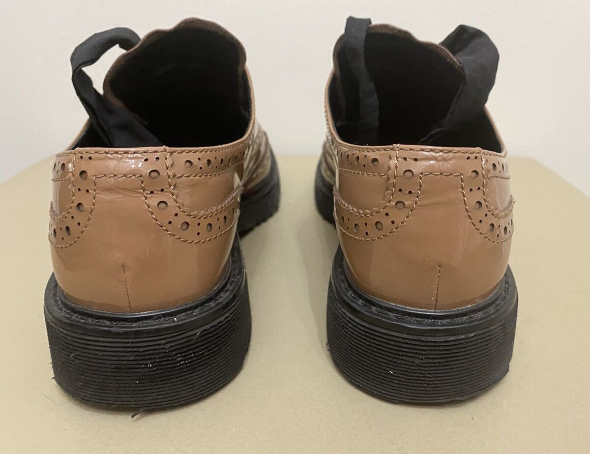 PRADA Patent leather wing tip brogue Platform Sneakers/shoes PRADA Patent leather wing tip brogue Platform Sneakers/shoes