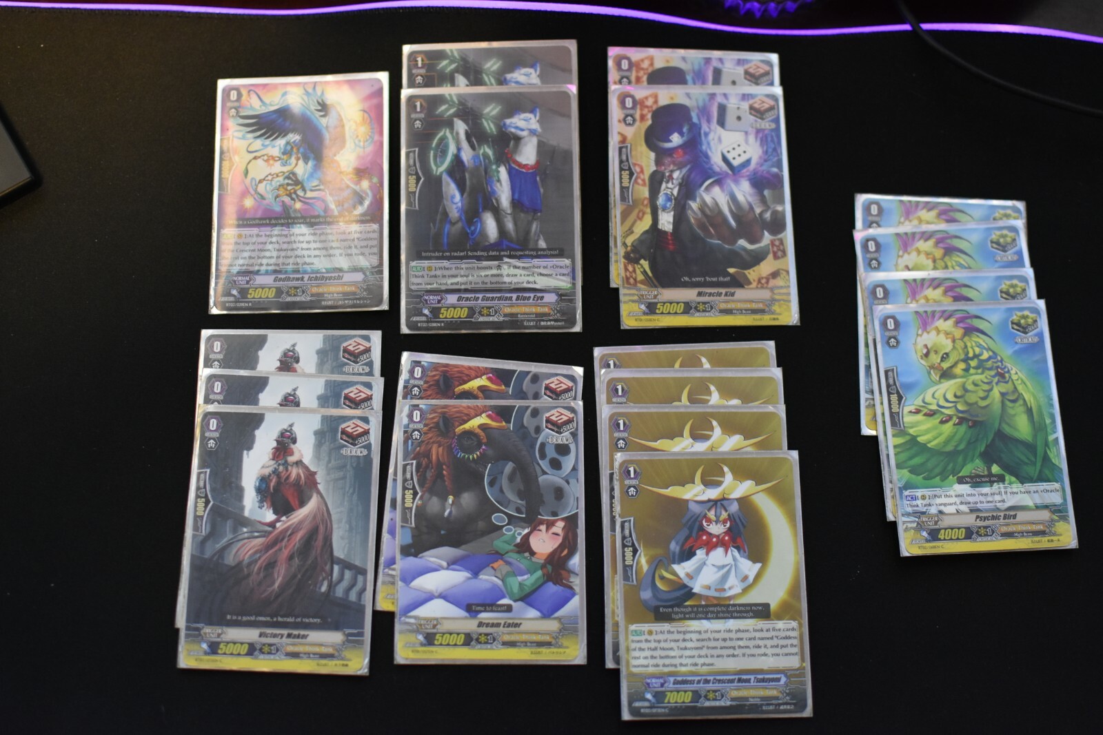 Cardfight Vanguard Cards Lot 18 Cards Per Pictures w/Sleeves Several Foils  | eBay
